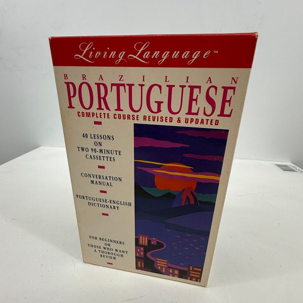 Brazilian Portuguese Complete Language Course Cassettes Living Language 1993